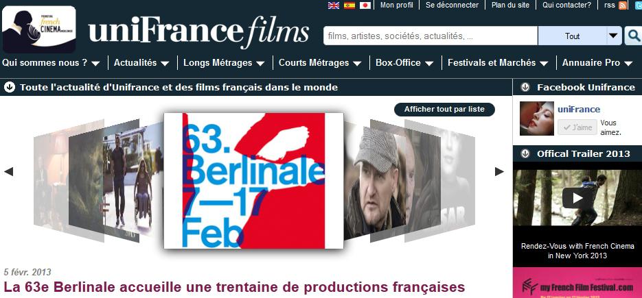 Affluence record sur Unifrance.org