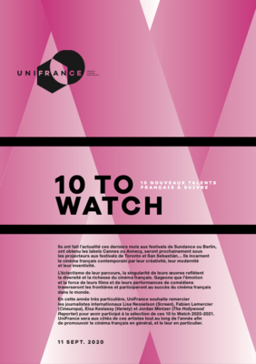 10 to Watch d'Unifrance - 2020